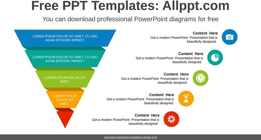 inverted-pyramid-powerpoint-vorlage