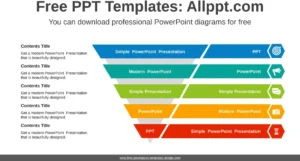 inverted-triangular-banner-powerpoint-diagramm