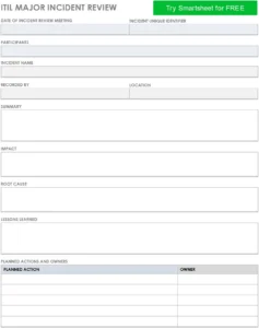 itil-major-incident-review-vorlage