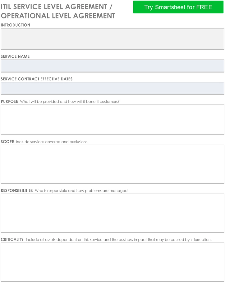 itil-service-level-agreement-operational-level-agreement