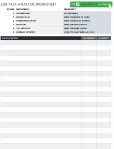 job-task-analysis-worksheet-vorlage