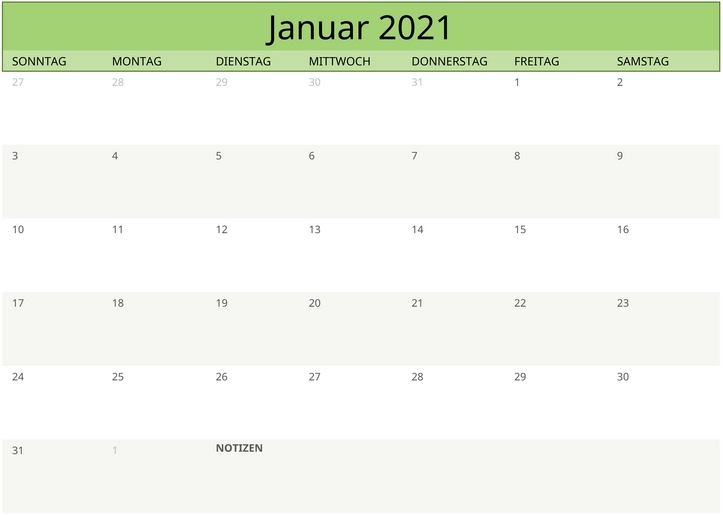 kalender-januar-zur-zeitplanung