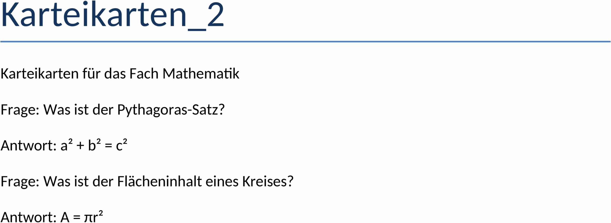 Karteikarten Word Vorlage