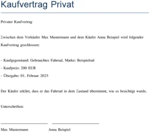 kaufvertrag-privat-gebrauchtes-fahrrad-erstellen