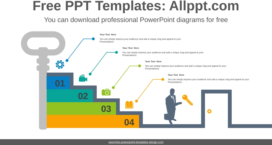 key-staircase-powerpoint-vorlage-fuer-visualisierung-und-praesentation
