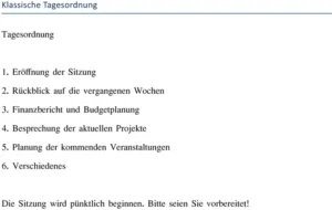 klassische-tagesordnung-vorlage