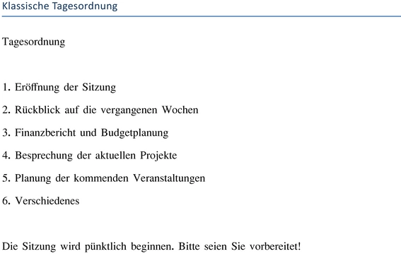 klassische-tagesordnung-vorlage