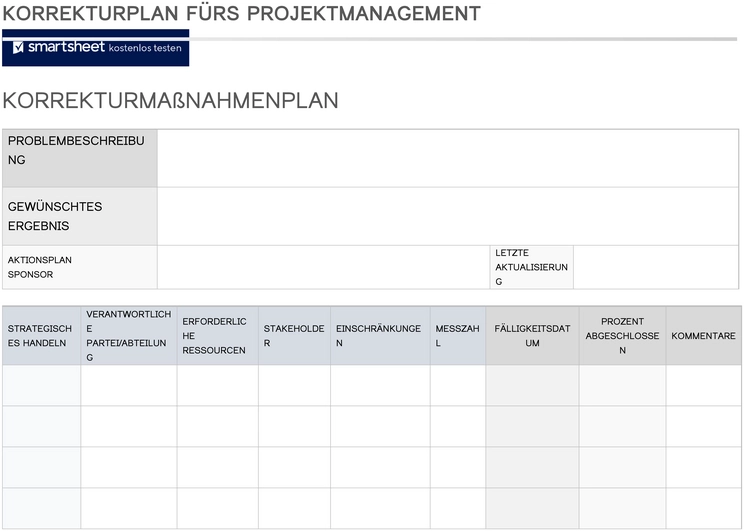 korrekturplan-fuer-projektmanagement-mit-aktionsplan