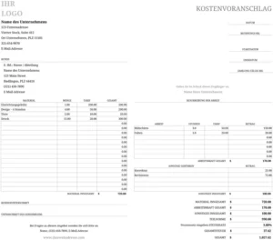 kostenvoranschlaege-und-angebote-vorlage-excel