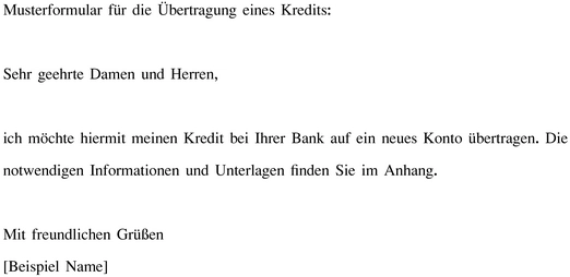 kredit-uebertragen-auf-neues-konto