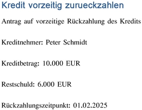 kredit-vorzeitig-zurueckzahlen