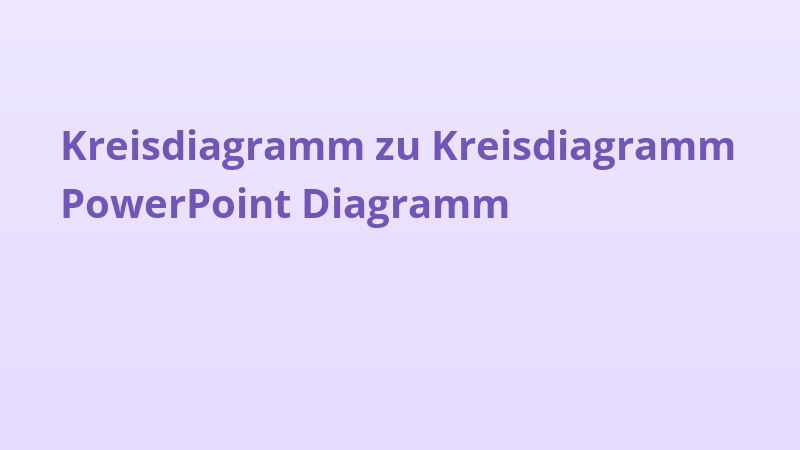 Kreisdiagramm zu Kreisdiagramm PowerPoint Diagramm