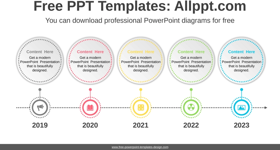 kreise-paper-banner-powerpoint-diagramm-vorlage