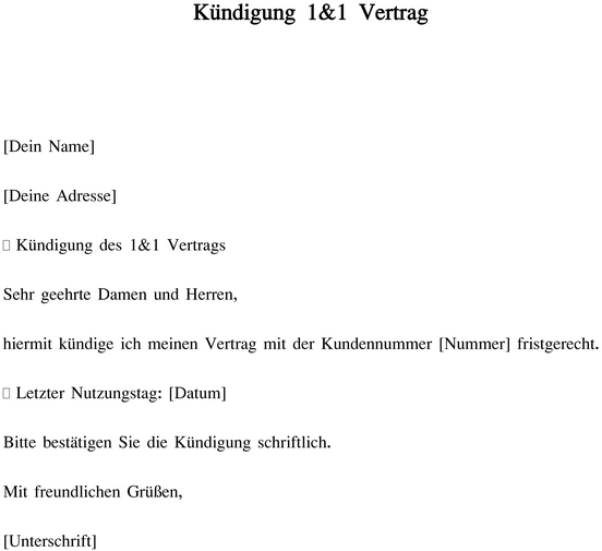kuendigung-1-1-vertrag-vorlage