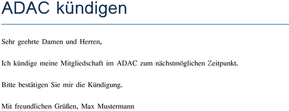 kuendigung-adac-mitgliedschaft-vorlage-erstellen