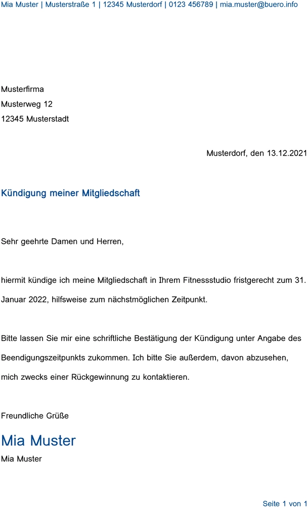kuendigung-der-mitgliedschaft-fitnessstudio-vorlage