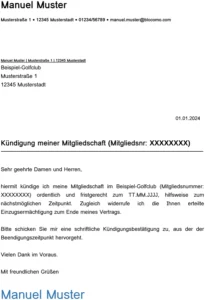 kuendigung-der-mitgliedschaft-golfclub-vorlage