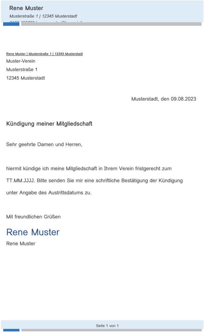 kuendigung-der-mitgliedschaft-im-verein-vorlage