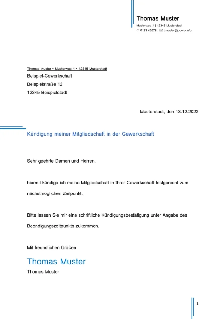 kuendigung-der-mitgliedschaft-in-der-gewerkschaft
