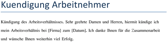 kuendigung-des-arbeitsverhaeltnisses-vorlage-unternehmer