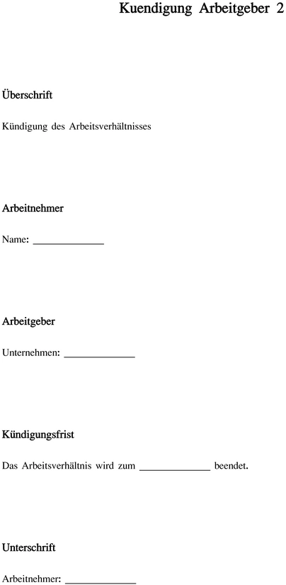 kuendigung-des-arbeitsverhaeltnisses