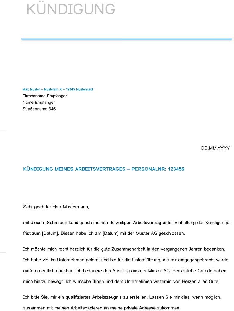 kuendigung-des-arbeitsvertrags-als-word-vorlage