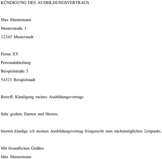 kuendigung-des-ausbildungsvertrags