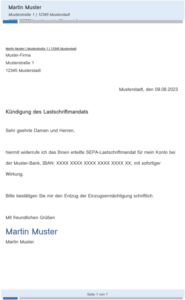 kuendigung-des-lastschriftmandats-vorlage