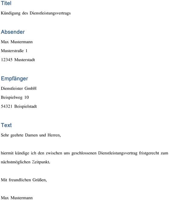 kuendigung-dienstleistungsvertrag-vorlage-fuer-bueroorganisation