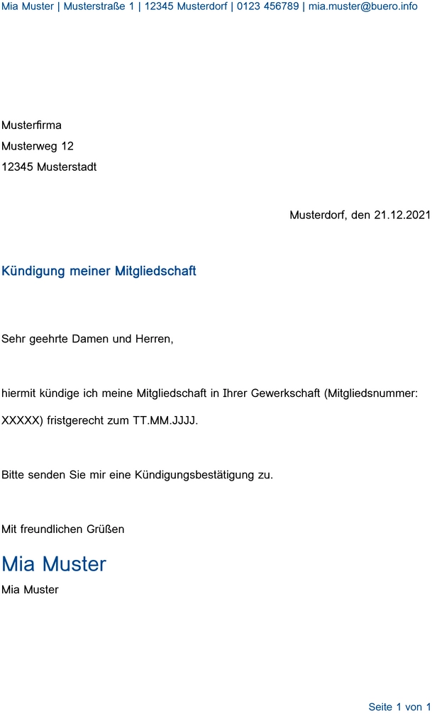 kuendigung-einer-mitgliedschaft-in-der-gewerkschaft