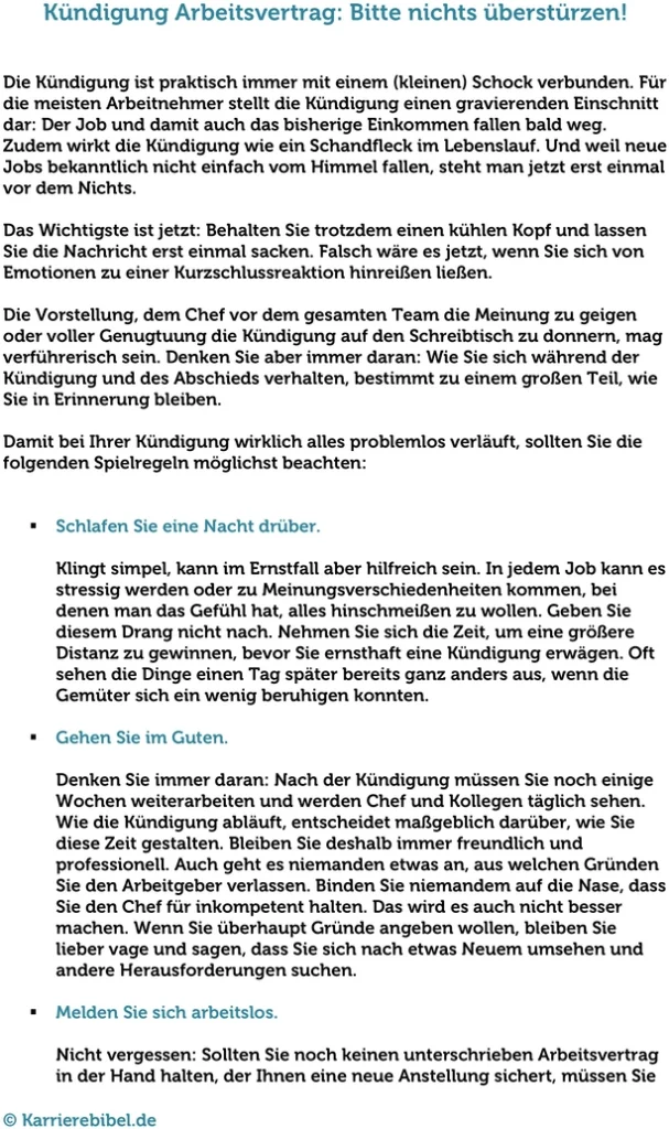 kuendigung-eines-arbeitsvertrags-vorlage