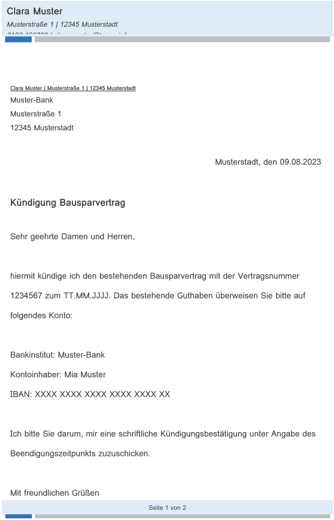kuendigung-eines-bausparvertrags-vorlage