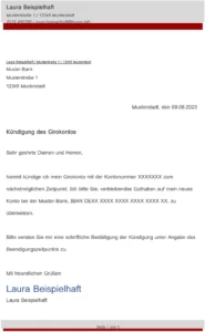 kuendigung-eines-girokontos-vorlage
