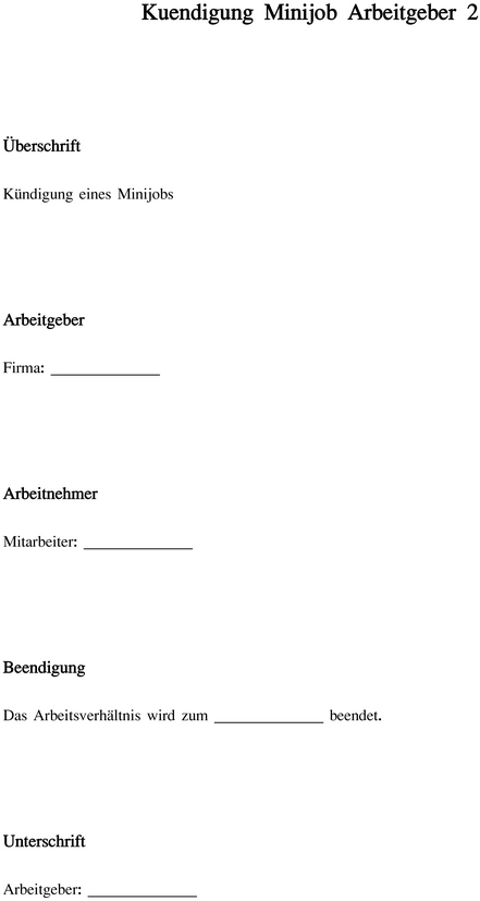 kuendigung-eines-minijobs-vorlage-fuer-arbeitgeber