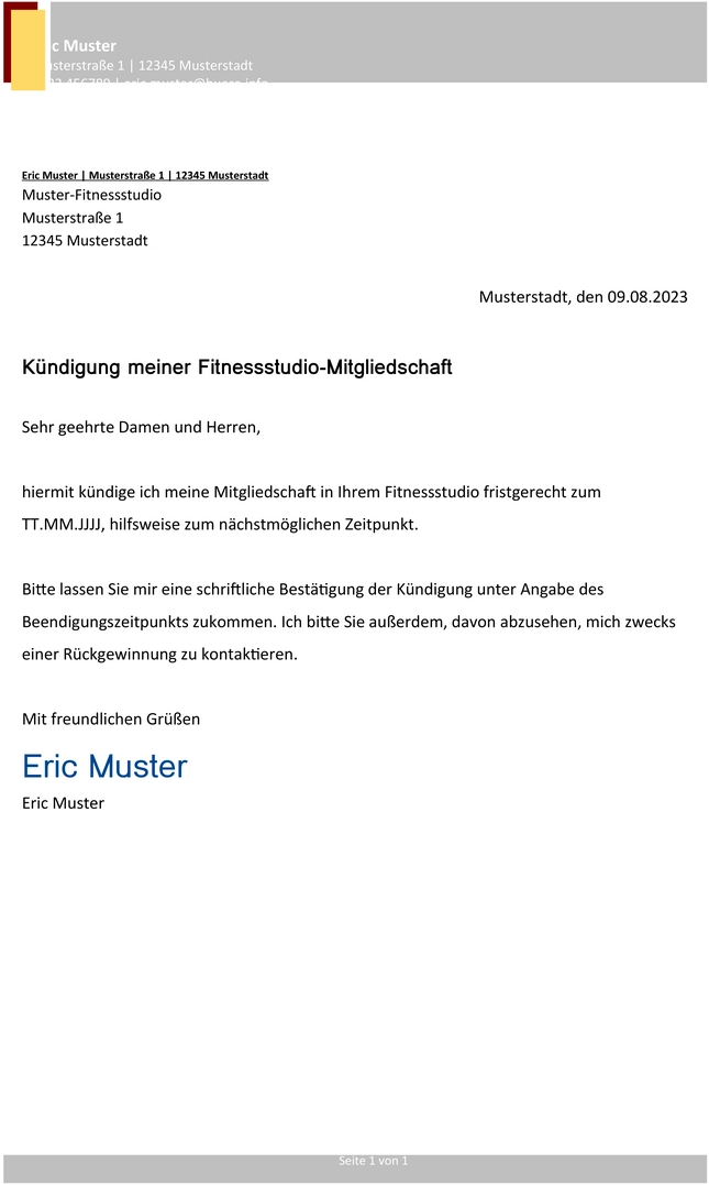 kuendigung-fitnessstudio-mitgliedschaft-vorlage