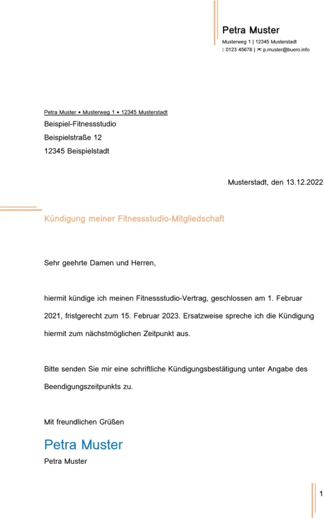 kuendigung-fitnessstudio-mitgliedschaft-vorlage