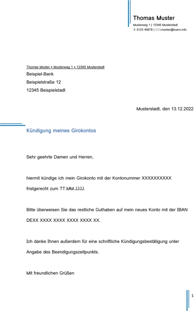 kuendigung-girokonto-vorlage-verwenden