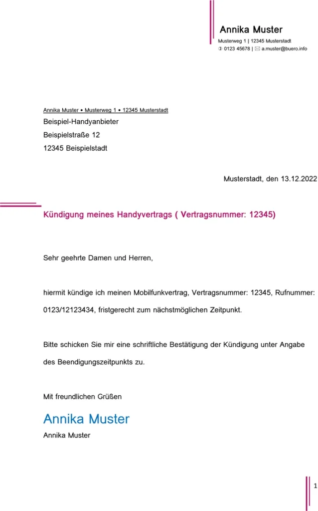 kuendigung-handvertrag-aufsetzen-und-versenden