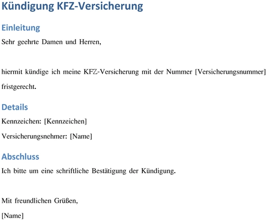 kuendigung-kfz-versicherung-vorlage-erstellen