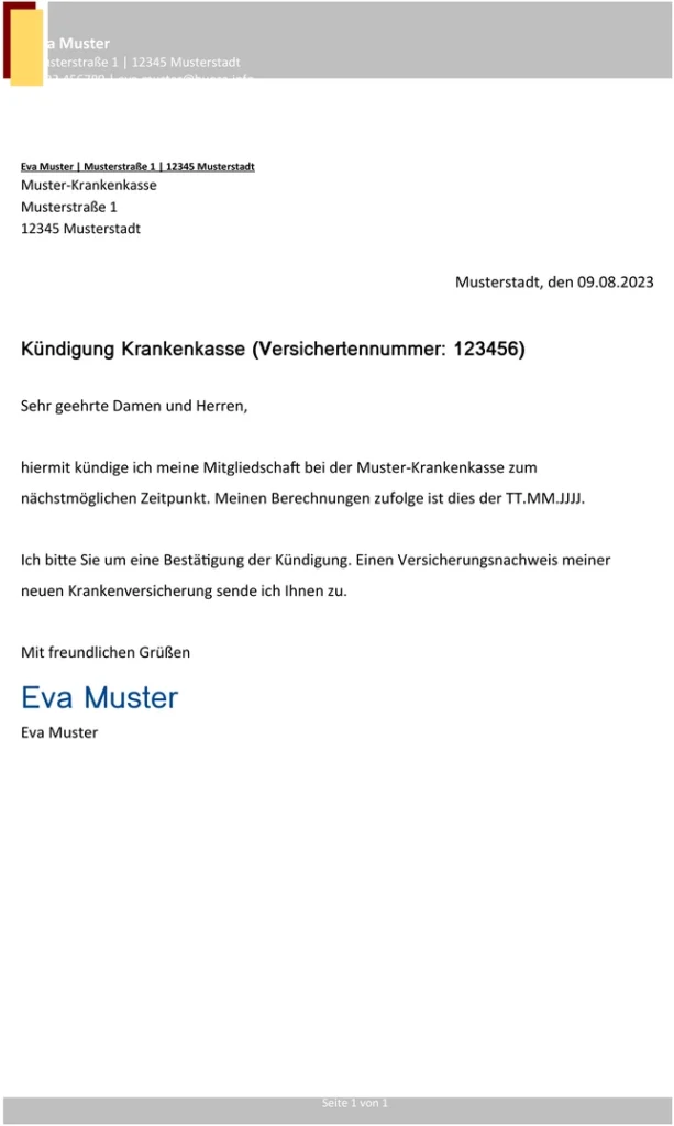 kuendigung-krankenversicherung-vorlage-fuer-formulare