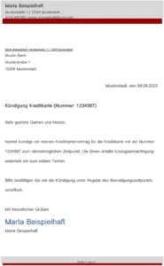 kuendigung-kreditkarte-vorlage
