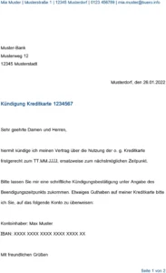 kuendigung-kreditkarte-vorlage