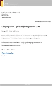 kuendigung-lagerraum-vorlage