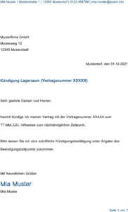 kuendigung-lagerraum-vorlage