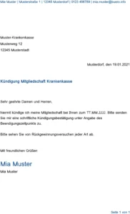 kuendigung-mitgliedschaft-krankenkasse-vorlage