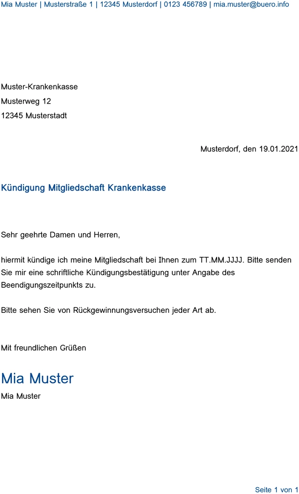 kuendigung-mitgliedschaft-krankenkasse-vorlage