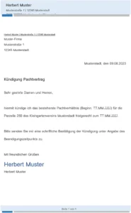 kuendigung-pachtvertrag-vorlage