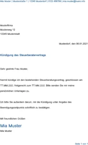kuendigung-steuerberatervertrag-vorlage