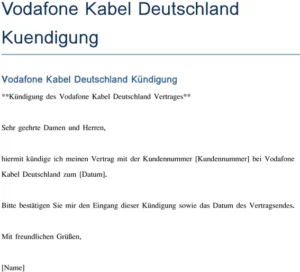 kuendigung-vodafone-kabel-deutschland-vertrag-gestalten