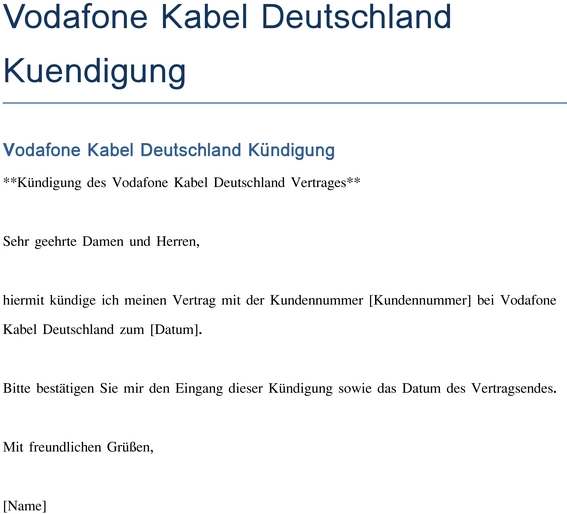 kuendigung-vodafone-kabel-deutschland-vertrag-gestalten